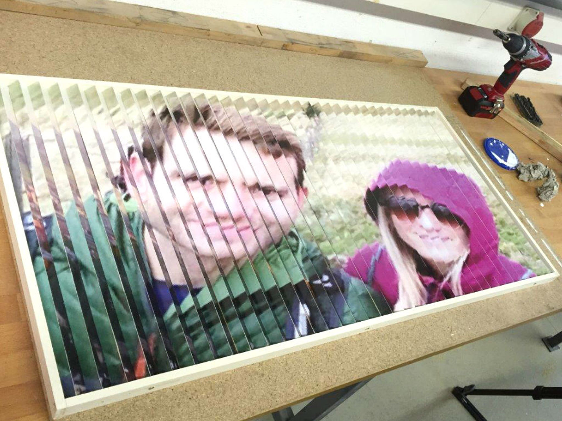 Házi harmonika képkeret